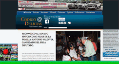 Desktop Screenshot of codigodelicias.com